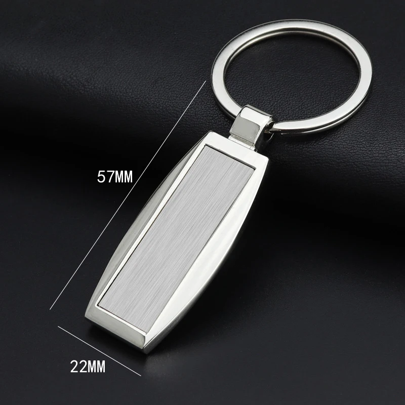 S61915f6f64994ae3b8007dee5e162618b.webp 1PC New Metal Keychain Blank Keychain Stainless Steel Keyplate DIY Metal Key Rings Jewelry Accessories
