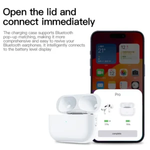 Wireless Charging Box In Ear Bluetooth Earphones Charger Case For Airpods1&2 Support Wireless Charging For Airpods Pro 1 2 3