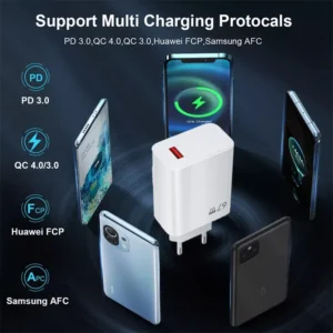67W USB Fast Charger for Xiaomi 14 13 12 11 10 Ultra Redmi Note 12T 13 Pro Turbo Quick Charge Type C Cable Fast Charging Adapter