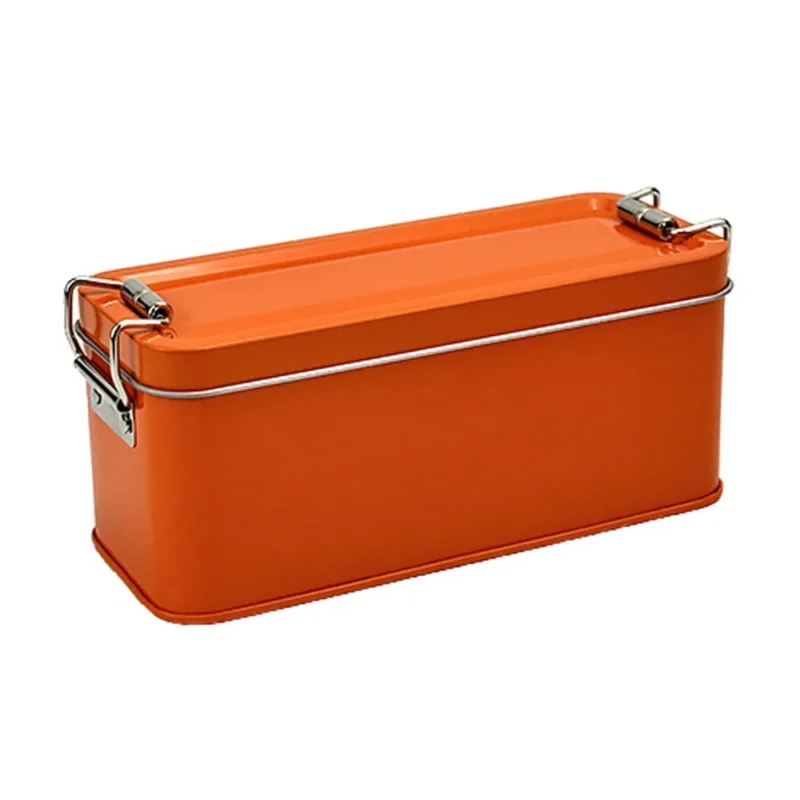With Lid Tinplate Box Rectangular Shape With Buckle Iron Box Buckle High Quality Storage Iron BoxBuckle Iron Box Gift Packaging