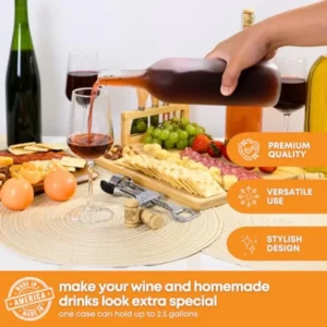 S71f3df4708e14b62a5ecda5964362d58W.webp 750 ml Clear Bordeaux Wine Bottles Pack of 12 Screw top finish with 12 Black PLASTIC caps W5 Flint Flat-Bottomed Glass Bottles