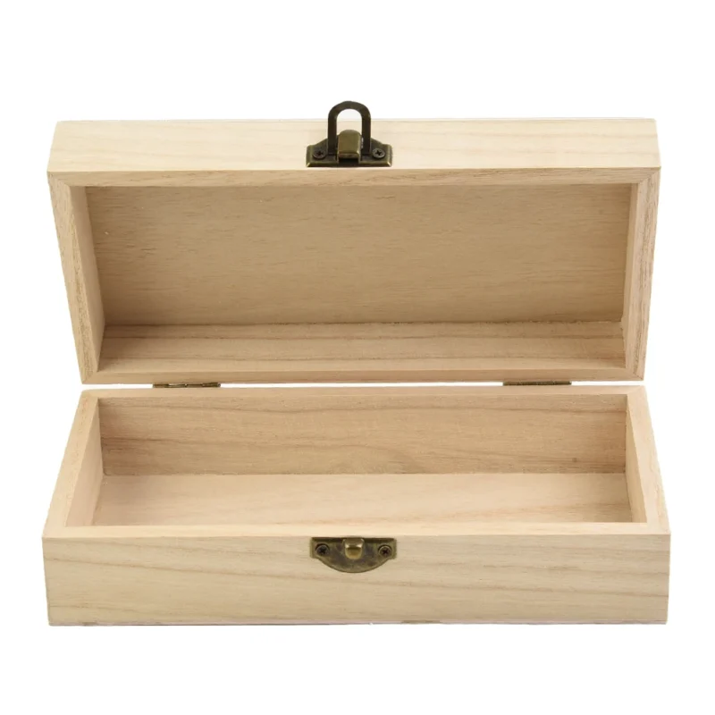 S732f46ba821a44cb87f6fe4bc3bd8ed7N.webp Wooden Storage Box Desktop Wood Clamshell Jewelry Storage Hand Decoration Wooden Box S M L Wedding Gift Storage Box