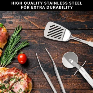 S76f0c5880de84c2f8ec9a79651d0accbF.webp Stainless Steel 54-Piece Kitchen Utensil Set - Heat Resistant Nonstick Cooking Tools
