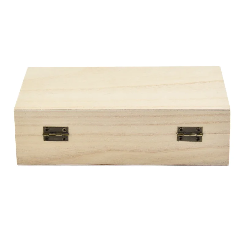 S7707fb02c6964fa4a82bbebaec7349a31.webp Wooden Storage Box Desktop Wood Clamshell Jewelry Storage Hand Decoration Wooden Box S M L Wedding Gift Storage Box