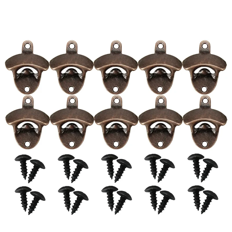 Counter Bottle Opener Wooden Wall Mounted Bottle Opener Creativity Beer Glass Bottle Opener Household Kitchen Bar Tools