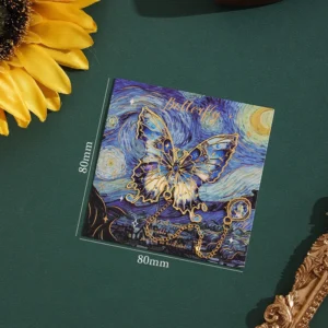 2024 Cute Butterfly Metal Bookmark Colorful Bronzing Bookmark With Chain Gifts For Book Lovers Readers Writers Friends Adults