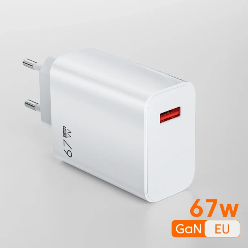67W USB Fast Charger for Xiaomi 14 13 12 11 10 Ultra Redmi Note 12T 13 Pro Turbo Quick Charge Type C Cable Fast Charging Adapter