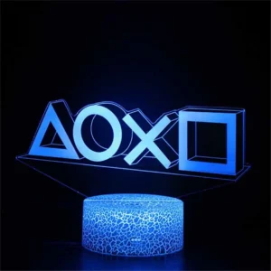 3D LED Gaming Party Setup Lamp Gaming Room Lamp Decoration USB Powered Night Light Table Lamp For Bedroom Decor Christmas Lights