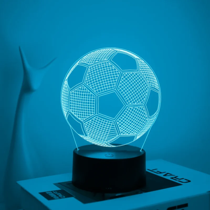 S80901cafb22f4aafbbf439e83c4882e1Y.webp 1PC modern creative football 3D night light, USB powered, suitable for decorating bedrooms, study rooms, and living rooms
