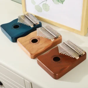Kalimba music instrument Thumb Piano 17 Keys Mahogany Wood Finger Piano Combinations Gifts for Kids Portable Mbira Finger Piano