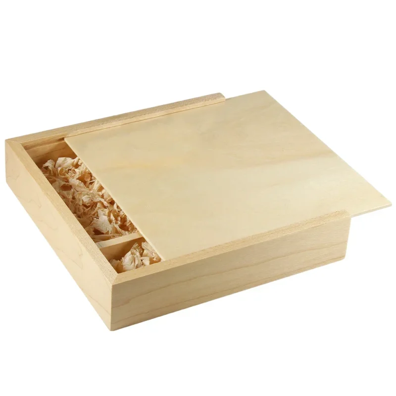 Free Custom Walnut Maple Wood Storage Box Photography Jewelry Wedding Gift Album USB Box Natural Wooden Case 16.9X16.9X3.5cm