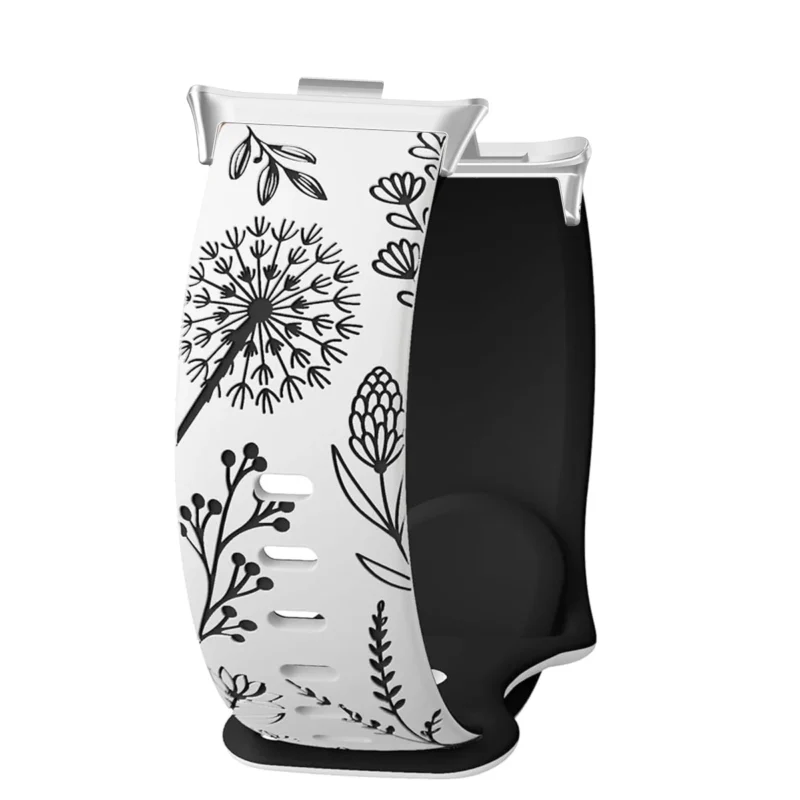 Silicone Strap Strap For Xiaomi Mi Band 9 Pro/8 Pro Two-Tone Dandelion Wristband Bracelet For Redmi Watch 4/5 Replacement Belt