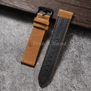 S85746b6caee8464d8afd0016731741a9P.webp Leather Watch Band Strap 18mm 20mm 22mm 24mm Sport Vintage Leather Men Women Watchband Stainless Steel Buckle Watch Accessories
