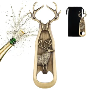 S883762f703924d8e807447e8a9e40234E.webp Alloy Metal Beer Bottle Opener Deer Reindeer Antlers Design Openors Kitchen Bar Tool Christmas Thanksgiving Birthday Gift