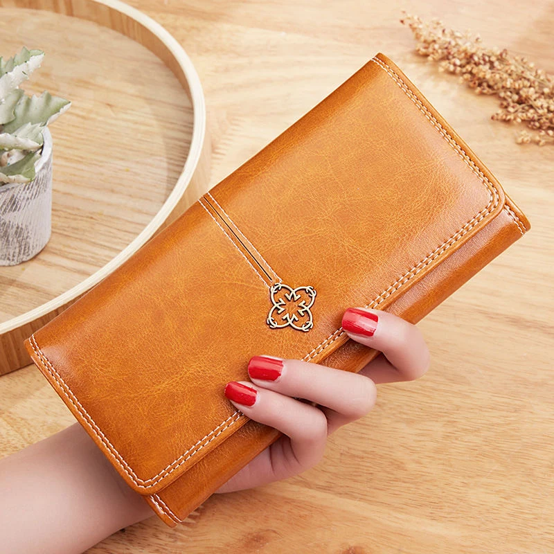 Fashion Women's Wallet Luxury Designer Long Purses for Women Cards Holder Wallets with Zip Coin Pocket Ladies Handbags