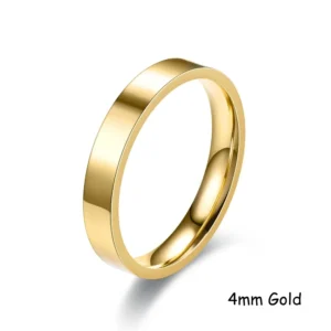 Custom Word Inside Outside Engrave Ring Dainty Name Personalized Stacking Ring Unisex Promise EternityMemorial Anniversary Gifts