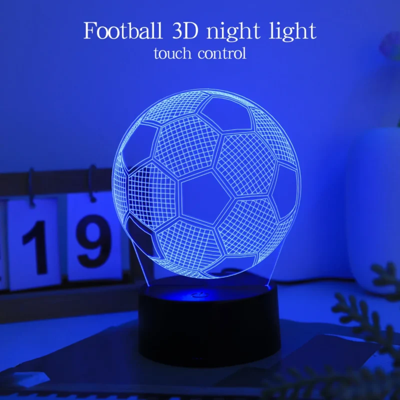 S96d94d7ebc6741cdba3d81a39e20c648I.webp 1PC modern creative football 3D night light, USB powered, suitable for decorating bedrooms, study rooms, and living rooms