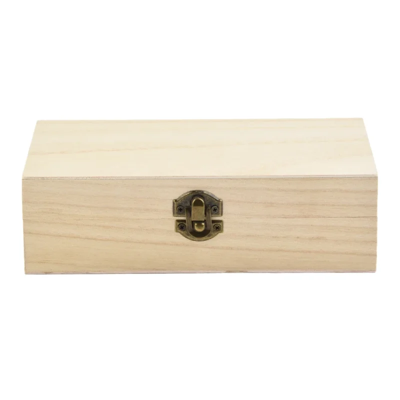 S9749887f4db24febb0ef1937be6bf2b7I.webp Wooden Storage Box Desktop Wood Clamshell Jewelry Storage Hand Decoration Wooden Box S M L Wedding Gift Storage Box