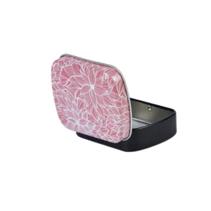 Metal Mini Hinged Iron Box Rectangular Empty Tin Storage Box Jewelry Pill Candy Cases Container Cosmetic Organizer Home Supplies