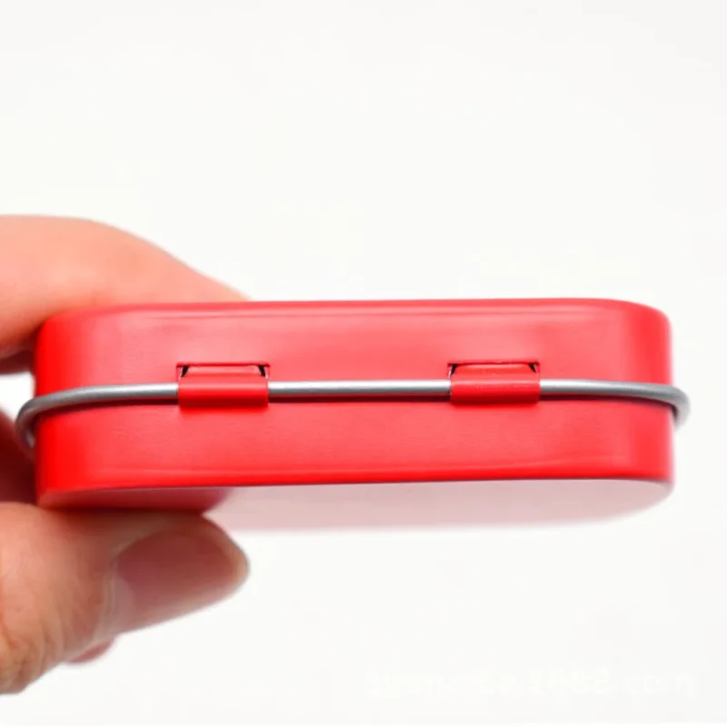 Metal Mini Hinged Iron Box Rectangular Empty Tin Storage Box Jewelry Pill Candy Cases Container Cosmetic Organizer Home Supplies