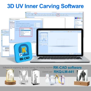 S985076c7683840c59a973f4685a3704ae.webp 3D Crystal UV Laser Engraving 10W 5W 3D UV Inner Laser Marking Machine UV Laser Marking for Glass Crystal Metal Plastic Wood