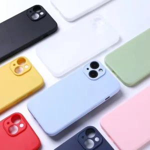 Liquid Silicone Phone Case for iphone 15 14 13 12 mini 11 16 Pro X XR XS Max 15 Plus Shockproof Soft Back Cover Cases