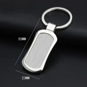 S9f2cdfd9863a49c38d85e5b71a1cc243d.webp 1PC New Metal Keychain Blank Keychain Stainless Steel Keyplate DIY Metal Key Rings Jewelry Accessories