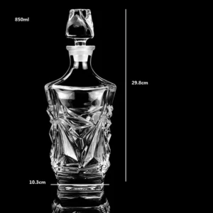 Crystal Glass Wine Red Bottle  Wine Decanter Whiskey Liqour Pourer Home Bar Vodka Beer Bottle Jar Jug JR