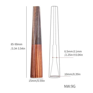 Portable Cigarette Holder Sandalwood Smoking Pipe Mini Cigar Mouthpiece Tobacco Pipe Smoking Accesories