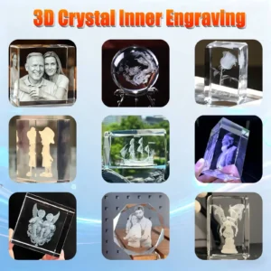 Saf39c8a51a4d4d119eee0a66ff0930ecq.webp 3D Crystal UV Laser Engraving 10W 5W 3D UV Inner Laser Marking Machine UV Laser Marking for Glass Crystal Metal Plastic Wood