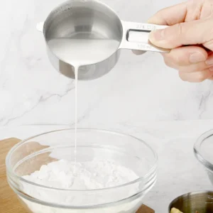 Measuring Cups and Spoons Set 7 Stainless Steel Nesting Measuring Cups and Measuring Spoons with Ring Connector Kitchen Gadgets