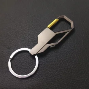 Men Metal Key Chain Simple Business Fashion Car Wallet Carabiner Holder Classical Waist Hanging Pendant Keyring Bag Accessories