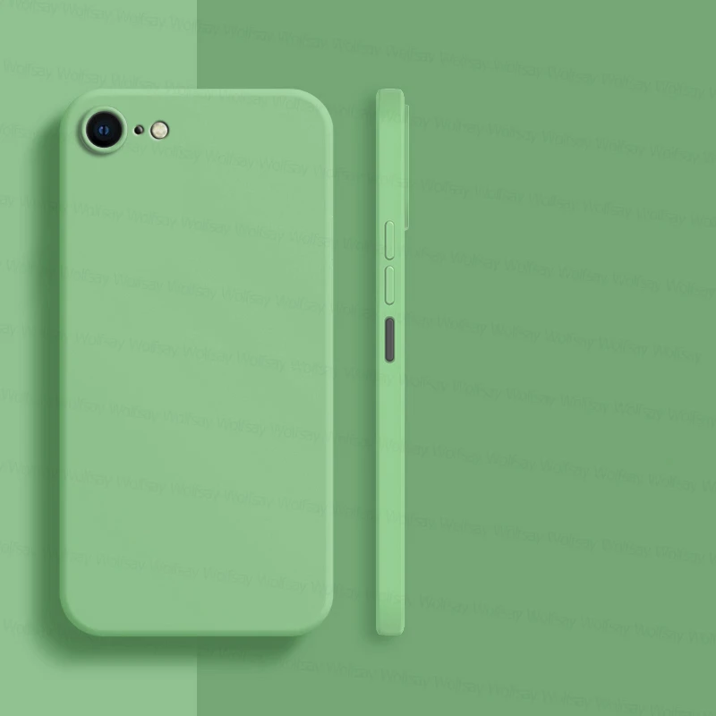 For iPhone 8 Case For iPhone SE 2022 2020 7 8 Plus Cover Case Luxury Shockproof Soft TPU Liquid Silicone Phone Back Cover Case