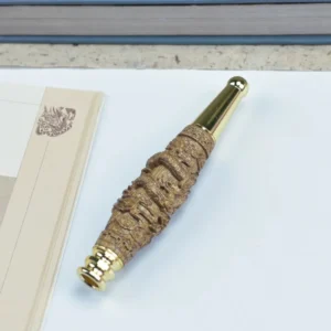 Double Filter Red Sandalwood Smoke Pipe Carved Dragon Mouth Real Wood Cleaning Friendly Compact And Durable Smoking Accessory