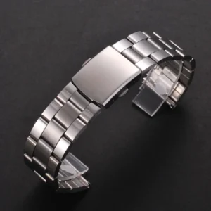 Metal Strap18mm 20mm 22mm Universal Stainless Steel Watch Band Folding Safety Buckle for Women Bracelet Watch Belt Accessories