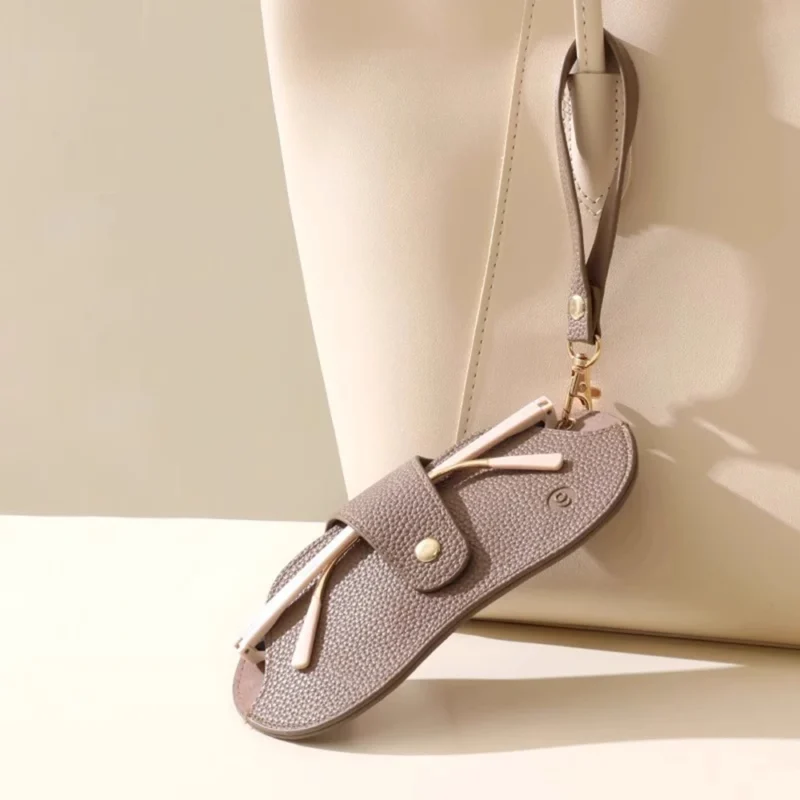 Soft Lychee Pattern PU Leather Glasses Bag Retro Sunglasses Case Portable Myopia Frame Case Simple Eyeglasses Eyewear Storage