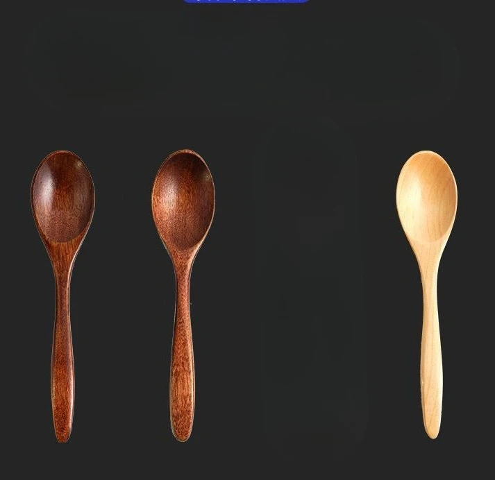 Sc46e706437254f5f8e5cd05b9ad4c8e9B.webp Wooden Spoon Wood Tableware Spoon Anti-Scald Tea Coffee Stirring Spoons Kitchen Cooking Utensil Tool Soup Teaspoon Cucharas 숟가락