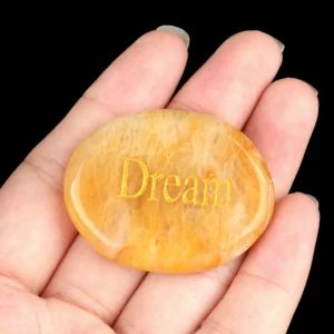 Natural Crystal Stone Ornaments Ellipse Inspirational Room Decor Healing Crystals Energy Feng Shui Jewelry Decoration 40-45mm