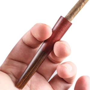 Portable Cigarette Holder Sandalwood Smoking Pipe Mini Cigar Mouthpiece Tobacco Pipe Smoking Accesories