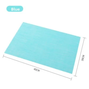 slip cup mat Western style table mat dining table High-end PVC woven table heat insulation mat antibacterial and anti