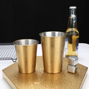 350/500ml Stainless Steel Cups Household Office Bar Kitchen Drinks Coffee Tumbler Tea Drinking Beer Mug Metal Drink Cup