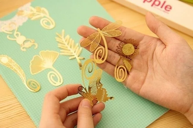 1 Pieces Metal AnimAl Bookmarks Material For Books