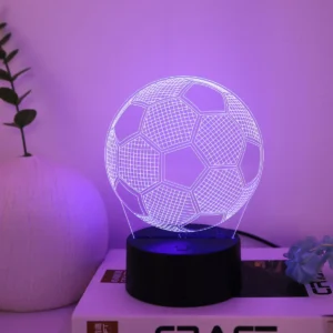 Sd0104184a558401dab3092e04e8ab087C.webp 1PC modern creative football 3D night light, USB powered, suitable for decorating bedrooms, study rooms, and living rooms