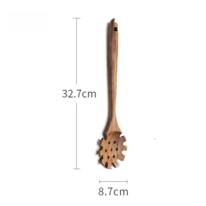 Wooden Spoon Natural Wooden Tableware Teak Wood Nanmu Super Long Cooking Spoon Kitchen Utensils for Cooking Kitchen Tools