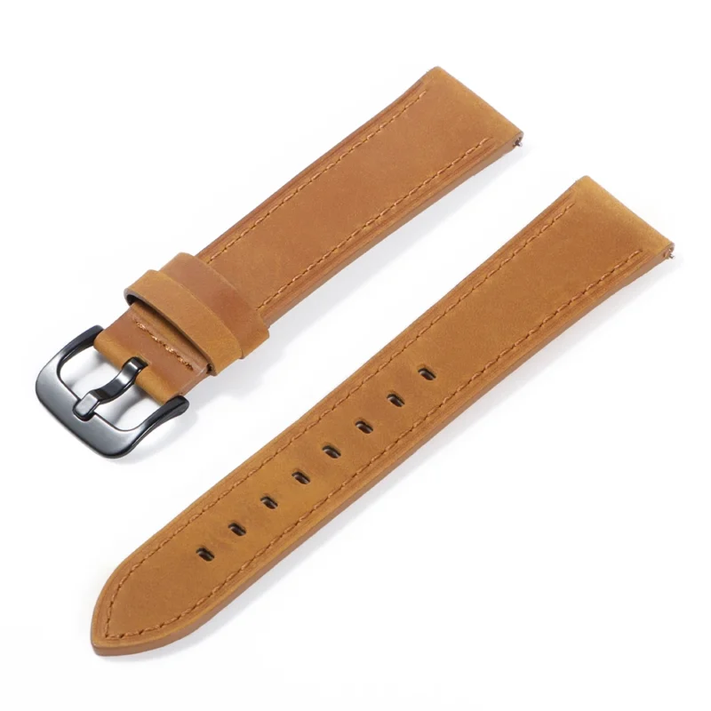 Vintage Watch Strap Quick Release 18mm 20mm 22mm 24mm Cowhide Watchband Smart  Watch Strap for Casio Accessories Bracelet