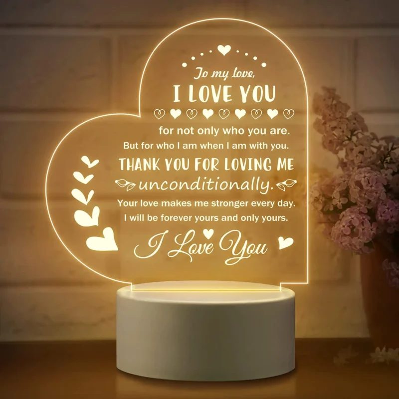 Sdf1b1a3cb3284906a2cdf9f32fa2bd78m.webp Love Cute 3D Led Night Light Acrylic Lights Gift Children'S Lamp