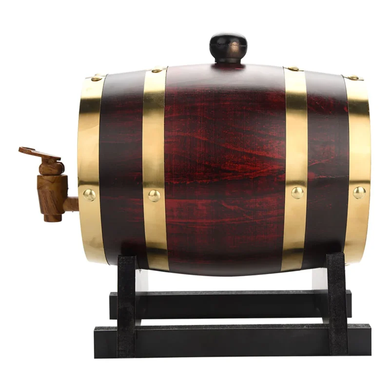 Barrel for Beer Oak Timber Wine Barrel Vintage Wood Oak Timber Wine Barrel for Beer Whiskey Rum Port Vintage 1.5/3/5/10L