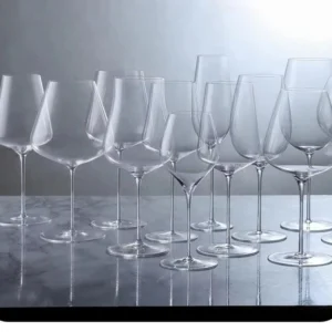 Ultra Thin Crystal Glass Goblet Sensory Oot-Bellied Red Wine Glass for Home Fine Stick Wine Burgundy Glass