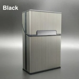 Portable 20pcs Aluminum Cigarettes Case Regular King Size Plastic Cigar Tobacco Holder Box Storage Container Smoking Accessories