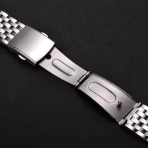 Metal Strap18mm 20mm 22mm Universal Stainless Steel Watch Band Folding Safety Buckle for Women Bracelet Watch Belt Accessories